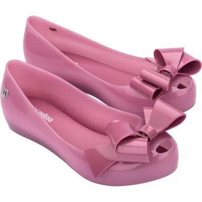 Mini Melissa Kids' Ultragirl Classic Flat In Purple