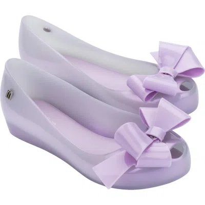 Mini Melissa Kids' Ultragirl Classic Flat In Purple