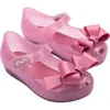 Mini Melissa Kids' Ultragirl Classy Bow Mary Jane Flat In Purple