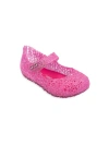 Mini Melissa Little Girl's & Girl's Mini Campana Papel Shoes In Pink Glitter