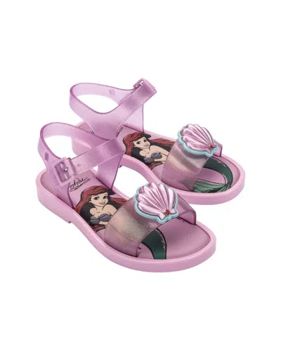 Mini Melissa Mar + Disney Kids Sandal In Pink