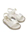 Mini Melissa Mar Sandals In White