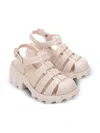 Mini Melissa Megan Sandals In Neutrals