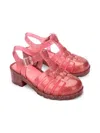 Mini Melissa Posession Jelly Fisherman Sandal In Pink