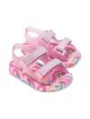 Mini Melissa Mix Baby Sandals In 粉色