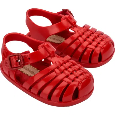 Mini Melissa Kids'  My First Possession Fisherman Sandal In Red