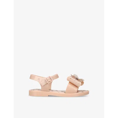 Mini Melissa Babies'  Pale Pink Kids' Mar Star Butterfly-embellished Pvc Sandals