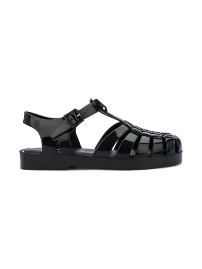 Mini Melissa Babies' Possession Closed-toe Sandals In Black