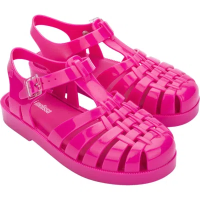 Mini Melissa Kids'  Possession Fisherman Sandal In Dark Pink