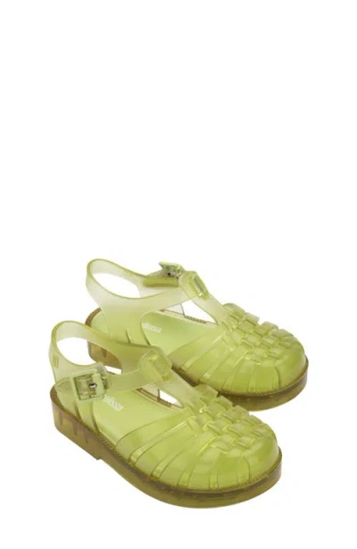 Mini Melissa Kids'  Possession Jelly Sandal In Green