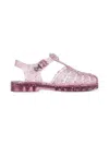 Mini Melissa Possession Shiny Elements Sandals In Pink