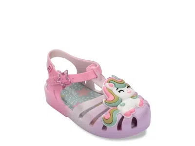 Mini Melissa Possession Unicorn Jelly Sandal Kids' In Purple/light Pink