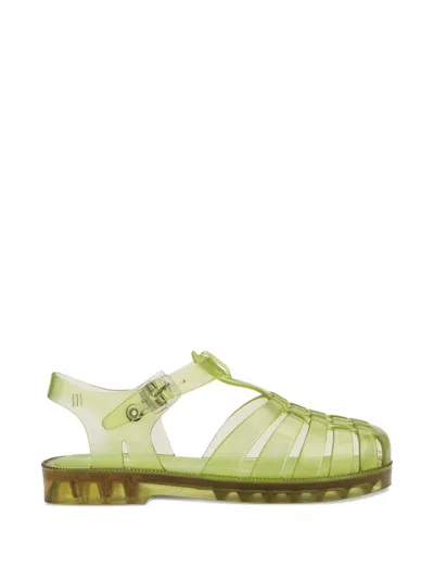 Mini Melissa Babies' Possession Woven Sandals In Green
