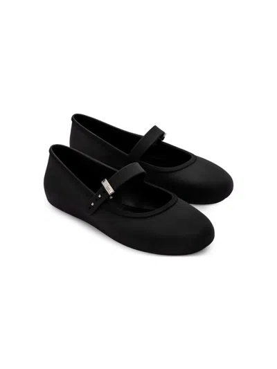 Mini Melissa Babies' Soft Ballerinas In Black