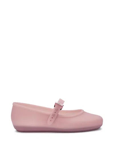 Mini Melissa Babies' Strap Ballerinas In Pink