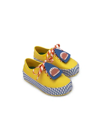 Mini Melissa Babies' Street Fabula Sneakers In Yellow