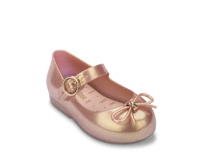 Mini Melissa Sweet Love Baby Mary Jane Flat Kids' In Rose Gold