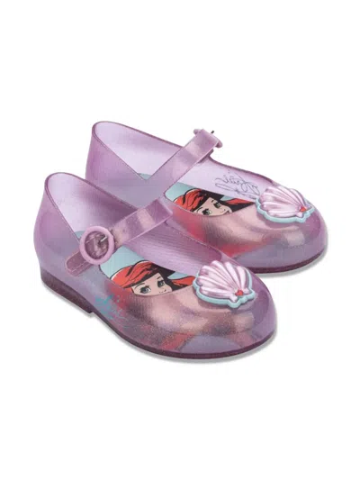 Mini Melissa Babies' Sweet Love Ballet Flats In Pink