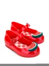 Mini Melissa Sweet Love Picnic Ballet Flats In Red