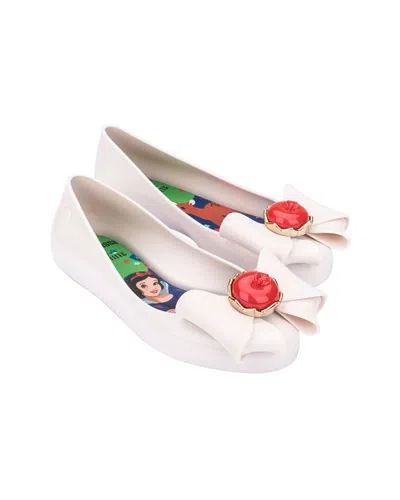 Mini Melissa Sweet Love + Snow White Kids Ballerina Flat In Multi