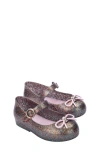 Mini Melissa Kids'  Sweet Mary Jane Flat In Glitter Pink