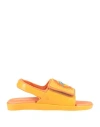 Mini Melissa Toddler Girl Sandals Orange Size 10c Pvc - Polyvinyl Chloride In Yellow