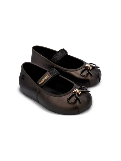 Mini Melissa Babies' Translucent Ballerinas In Brown