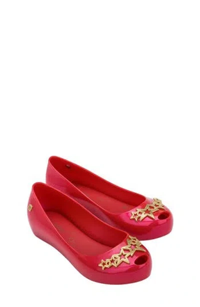 Mini Melissa Kids'  Ultragirl Ballet Flat In Red