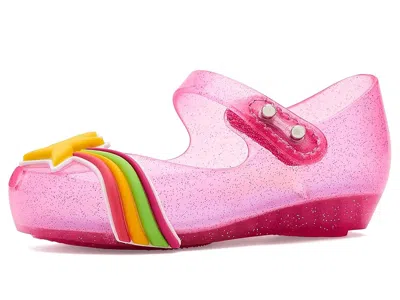 Mini Melissa Ultragirl Colors Baby (toddler/little Kid) Girls Shoes Glitter Pink/yellow : 11 Little Kid M, Synthe