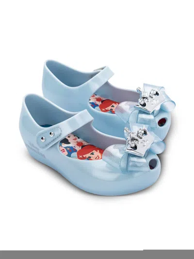 Mini Melissa Babies' Ultragirl Ii Disney Princess Ballet Flats In Blue