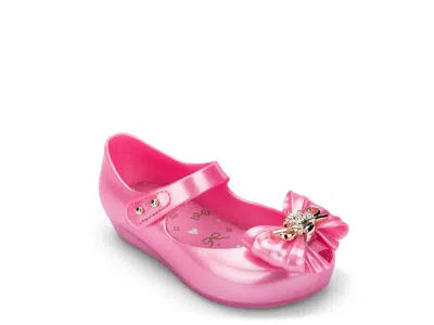 Mini Melissa Ultragirl Princess Mary Jane Flat Kids' In Pink