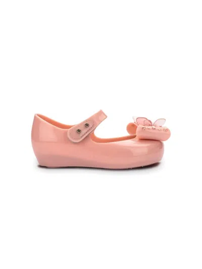Mini Melissa Babies' Ultragirl Star Ballerinas In Pink