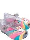 Mini Melissa Ultragirl Unicorn Ballerinas In Grey