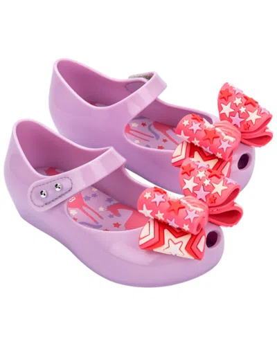 Mini Melissa Kids' Ultragirl Wonderland Baby Ballerina Flat In Purple