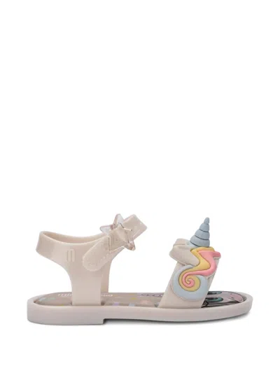 Mini Melissa Babies' Unicorn Star Sandal In Neutral