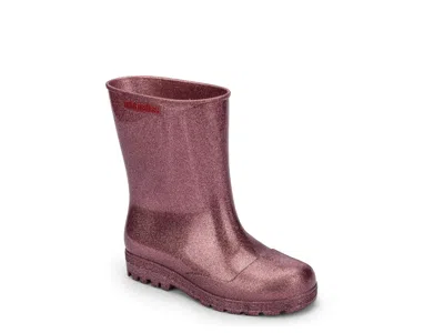 Mini Melissa Welly Rain Boot Kids' In Dark Pink