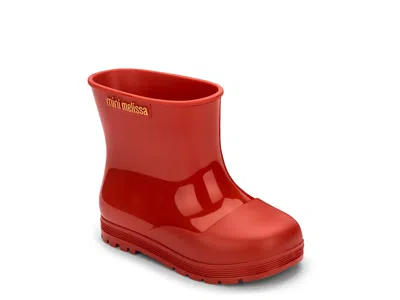 Mini Melissa Welly Rain Boot Kids' In Red