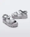 Mini Melissa Women's Kick Off Sandal In Silver
