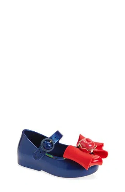 Mini Melissa Kids'  X Disney Snow White Sweet Love Mary Jane Flat In Multi