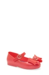 Mini Melissa Kids'  X Disney Snow White Sweet Love Mary Jane Flat In Red
