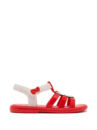 Mini Melissa Kids' X Hello Kitty Hip Jelly Sandals In Red