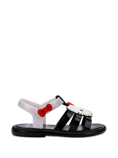 Mini Melissa Babies' X Hello Kitty Hip Sandals In Black