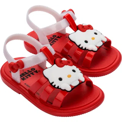 Mini Melissa Babies'  X Hello Kitty Kids' Hip Sandal In Red