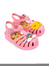 Mini Melissa X Play Doh Possession Sandals In Pink