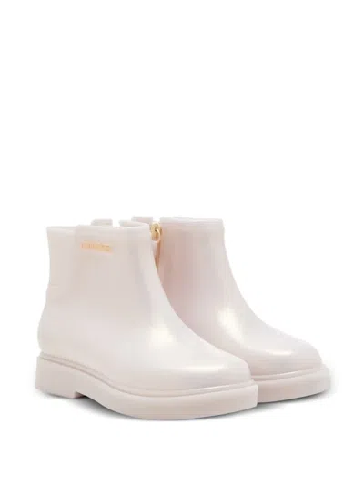 Mini Melissa Kids' Zip-detail Wellies In Pink