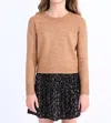 Mini Molly Knit Sweater In Camel In Brown