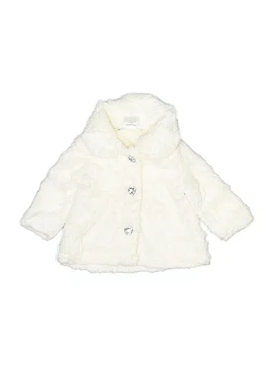 Pre-owned Mini Muffin Babies' Coat In White