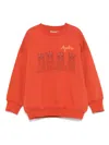 Mini Rodini Agatha Dogs Sweater In Red