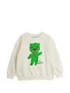 Mini Rodini Alien Chenille-patch Sweatshirt In Neutral