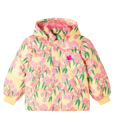 Mini Rodini Kids' Alpine Flowers Puffer Jacket In Multi